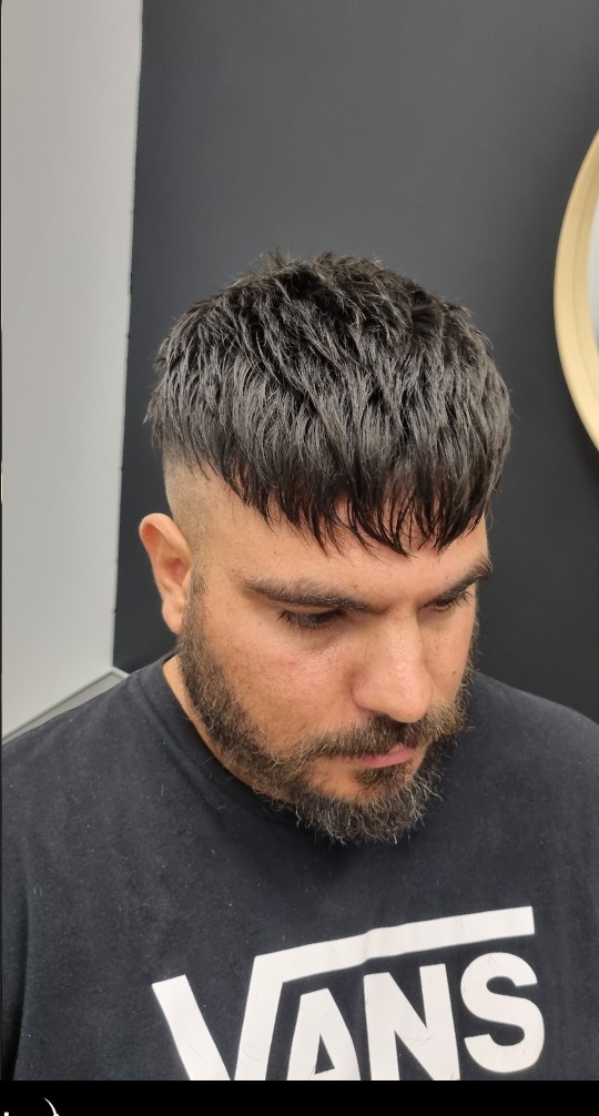 The same client after their Tuffs hair system